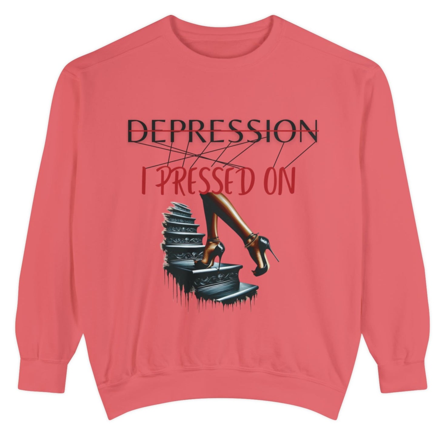 'I Pressed On' Women's Graphic Sweatshirt / Graphic Sweater / Graphic Sweatshirt