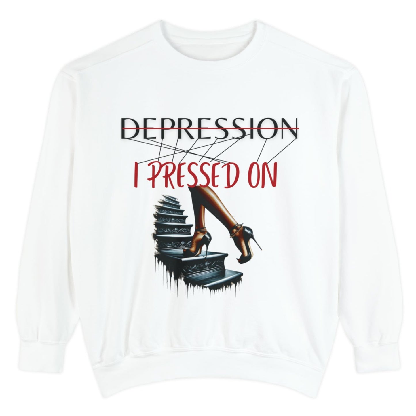 'I Pressed On' Women's Graphic Sweatshirt / Graphic Sweater / Graphic Sweatshirt