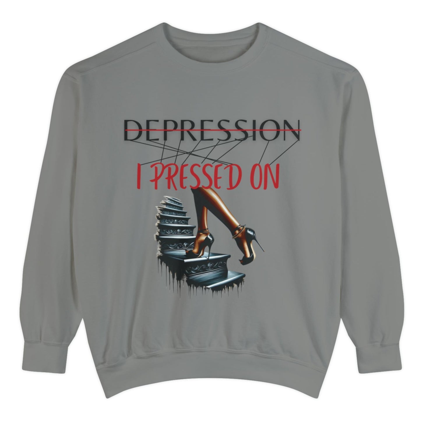 'I Pressed On' Women's Graphic Sweatshirt / Graphic Sweater / Graphic Sweatshirt