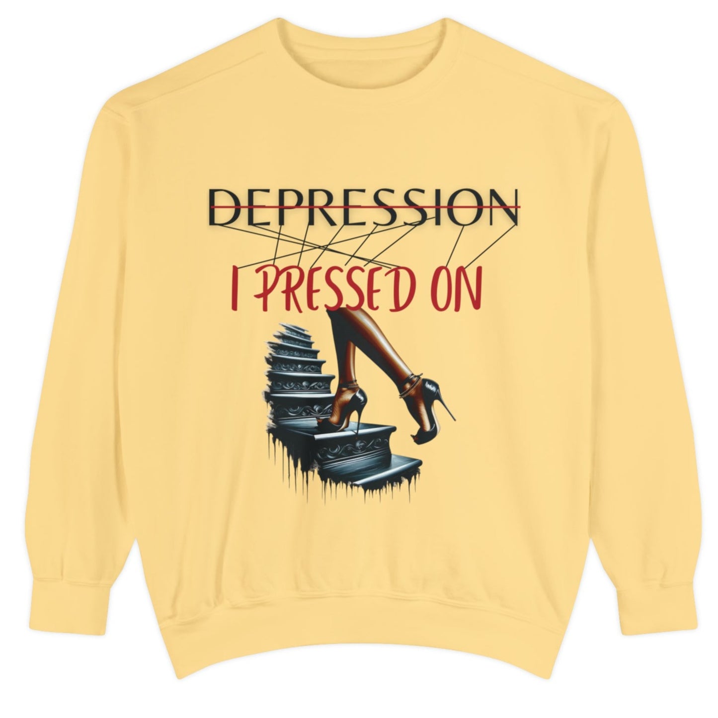 'I Pressed On' Women's Graphic Sweatshirt / Graphic Sweater / Graphic Sweatshirt