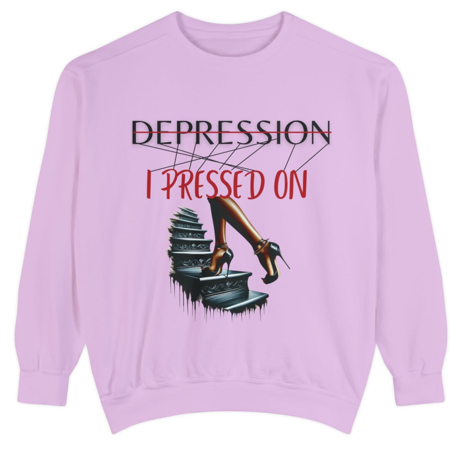 'I Pressed On' Women's Graphic Sweatshirt / Graphic Sweater / Graphic Sweatshirt