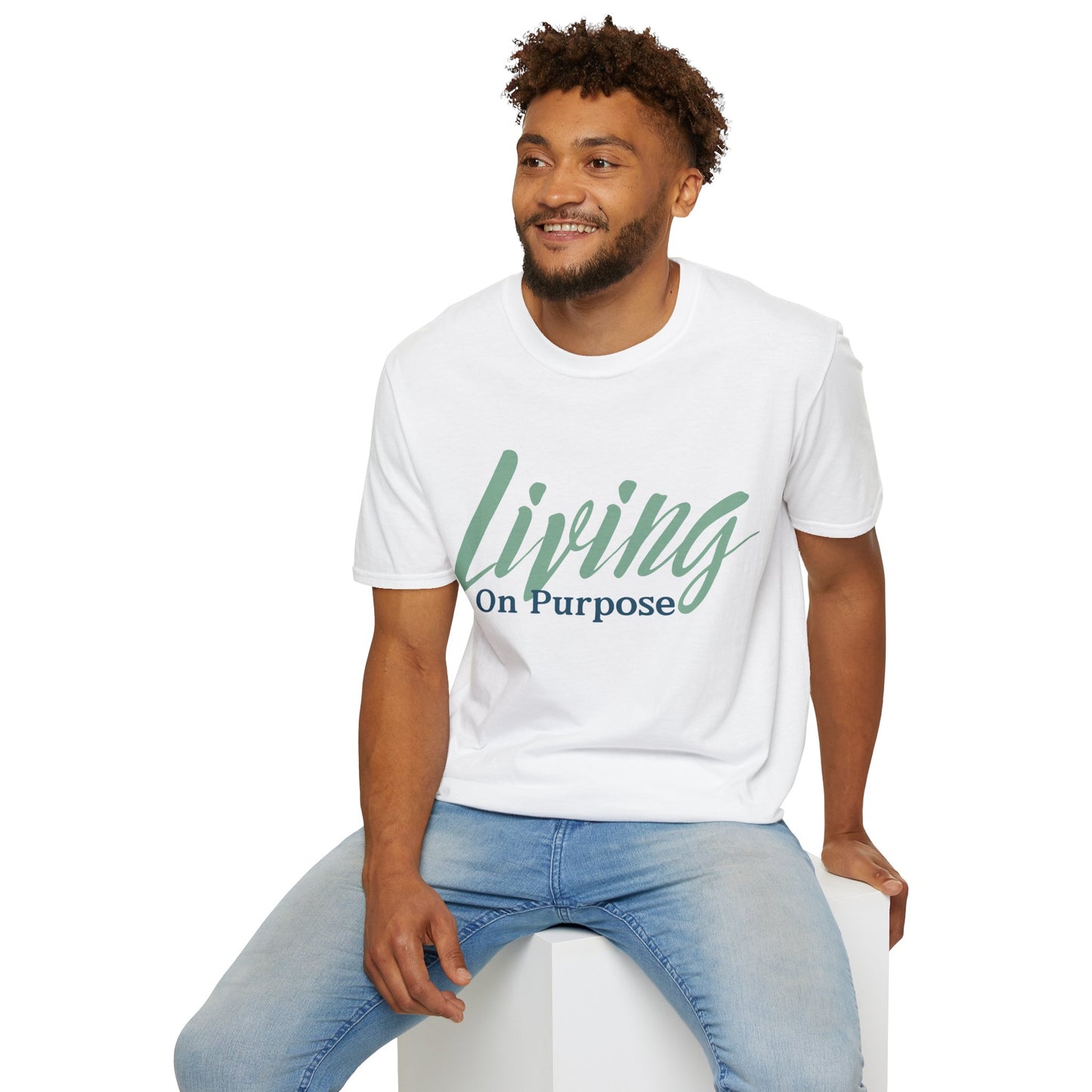 'Living On Purpose' Unisex Graphic T-Shirt/ Unisex Graphic Tee