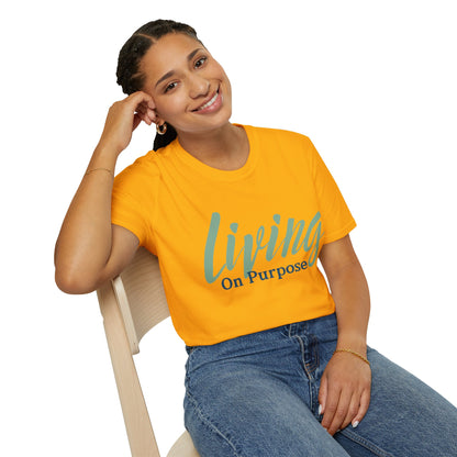 'Living On Purpose' Unisex Graphic T-Shirt/ Unisex Graphic Tee