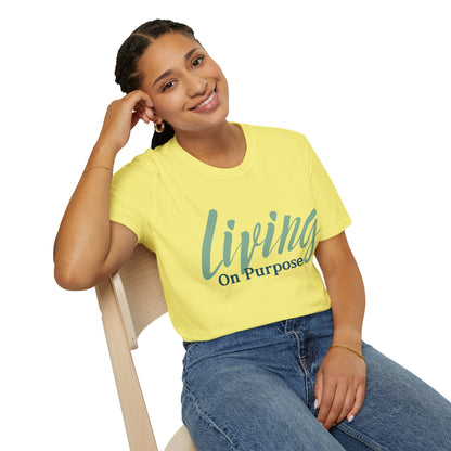 'Living On Purpose' Unisex Graphic T-Shirt/ Unisex Graphic Tee