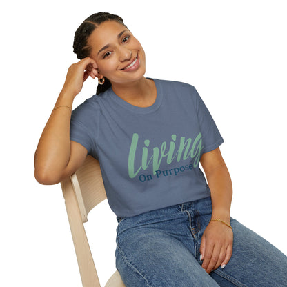 'Living On Purpose' Unisex Graphic T-Shirt/ Unisex Graphic Tee