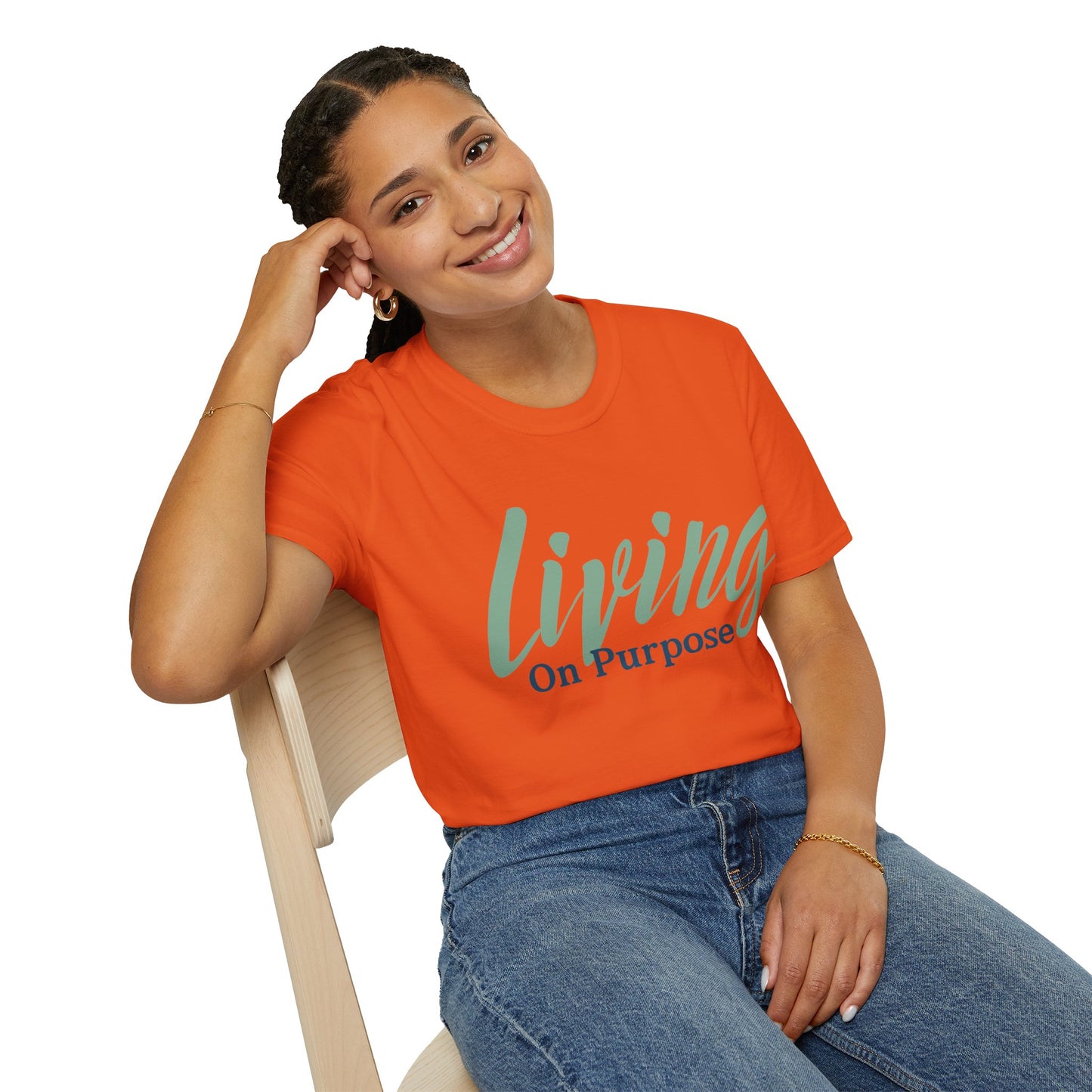 'Living On Purpose' Unisex Graphic T-Shirt/ Unisex Graphic Tee