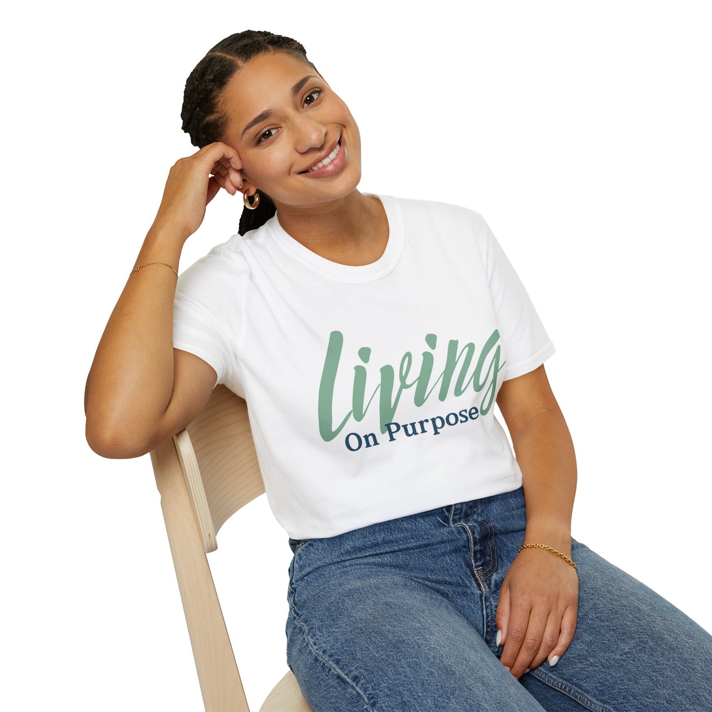 'Living On Purpose' Unisex Graphic T-Shirt/ Unisex Graphic Tee