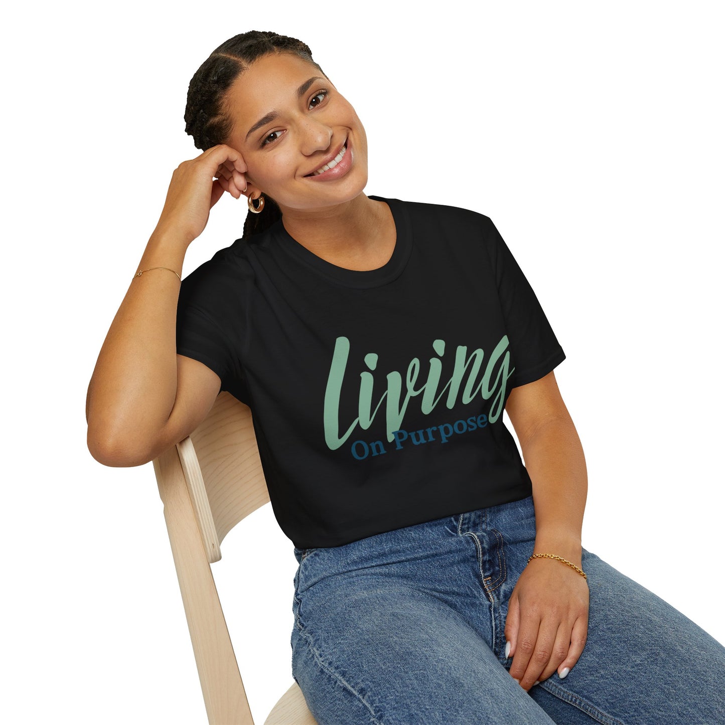 'Living On Purpose' Unisex Graphic T-Shirt/ Unisex Graphic Tee