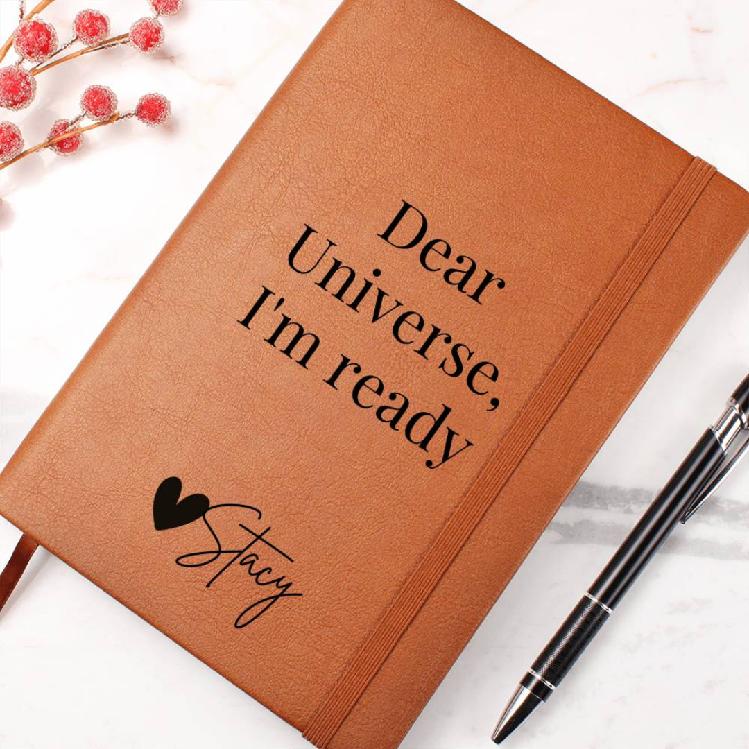 Personalized Vegan Leather Journal / Custom Journal