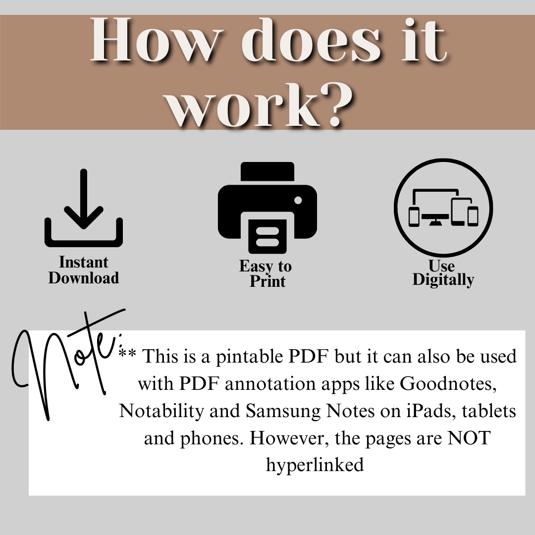 Master Manifestor Digital Planner