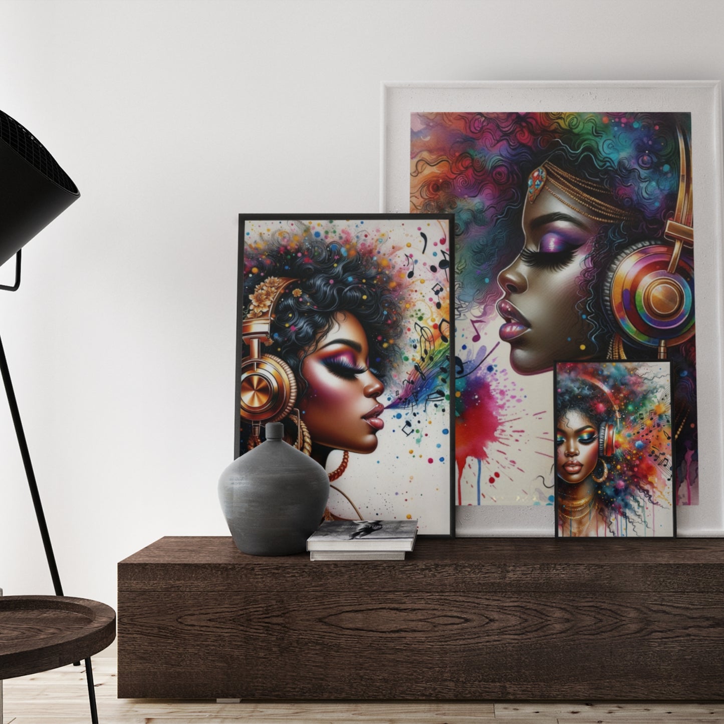 Color Me in Music / Printable wall art set of 3