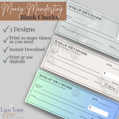 Blank Manifestation Checks