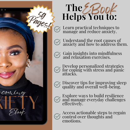 Overcoming Anxiety Ebook and Workbook